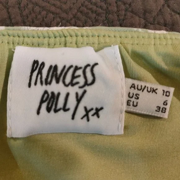 Green floral crop top - Picture 10 of 11